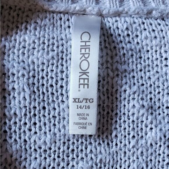 5/$25 Cherokee girls sweater size 14 - Picture 3 of 4
